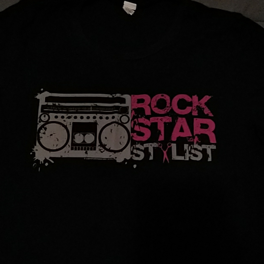 Rock star stylist tee